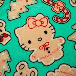 Sanrio- HELLO KITTY Very Merry Touch Travel Blanket 40IN X 50IN, NWT